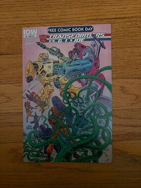 Transformers vs. G.I. Joe Free Comic Book Day Comic - Pink Cover